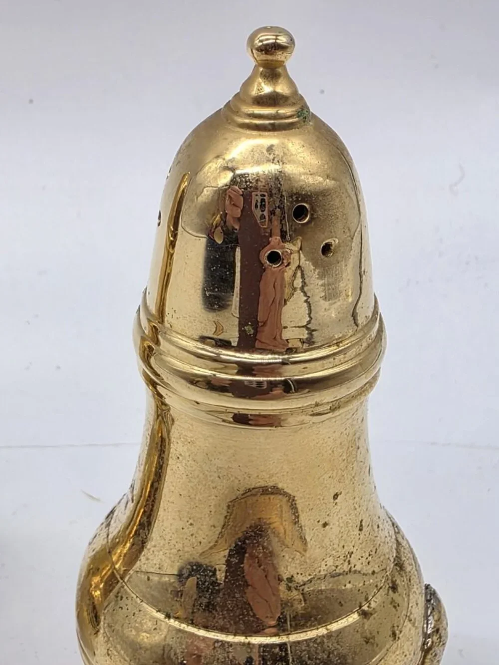Electroplated 24K Gold Salt & Pepper Shakers Elegant Wedding Holiday Vintage